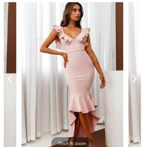 Brand new selfie Leslie pink dress